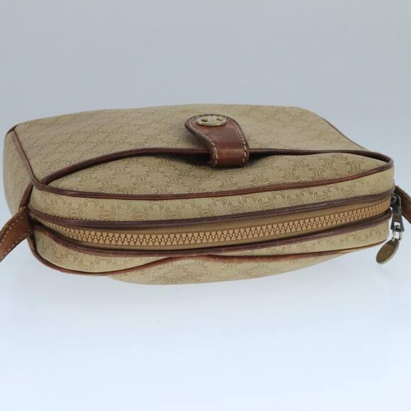 CELINE Macadam Canvas Shoulder Bag Beige - Picture 6 of 13